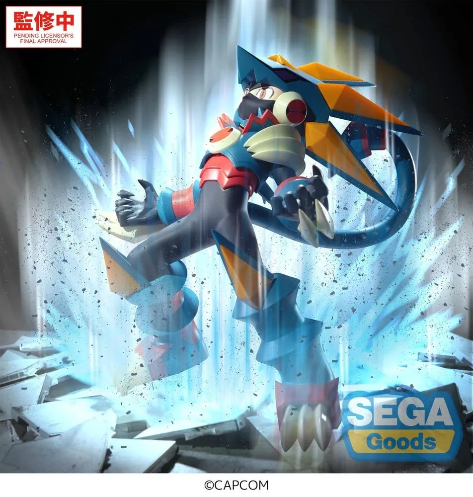 Mega Man Battle Network Luminasta PVC Figure Mega Man Gregar Beast 17 cm